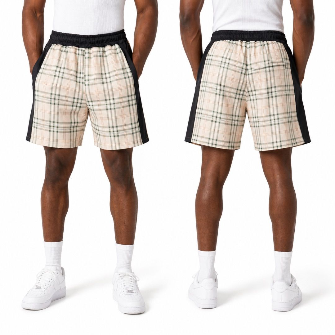 Casual Elastic Waist Drawstring Sports Shorts